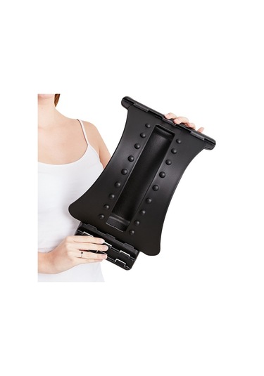 Lomber Çekiş Germe Cihazı Duruş Düzeltici Bel Desteği Omurga Acı Rölyef Geri Masaj Sedye White Blue Beyaz