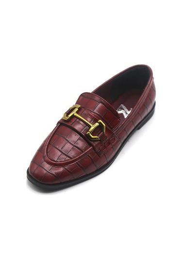 Zk 3373 Kadın Kroko Ayakkabı 001