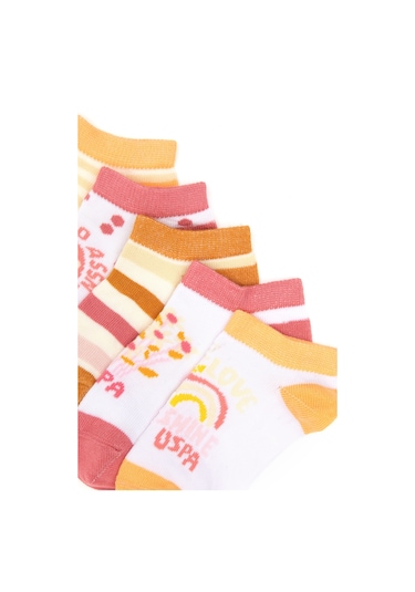 U.s. Polo Assn. Kız Çocuk Koyu Pembe Çorap 50304449-vr167 Koyu Pembe