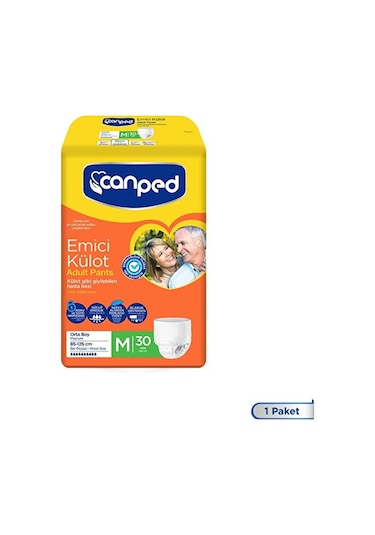 Canped Emici Külot Orta Boy Medium 30 Adetttt