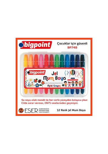 Bigpoint Bp748 Jel Mum Boya 12 Renk
