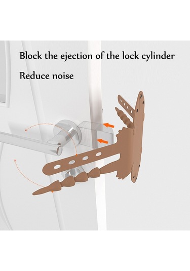 Sones Karikatür Ayı Yatak Odası Kapısı Sessiz Kilit Kapalı Kapı Çarpışma Önleyici Koruma Yastığı Pembe