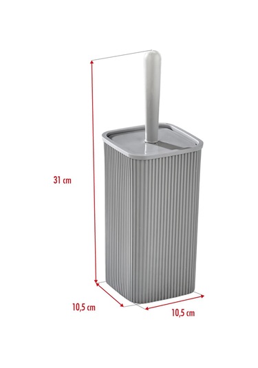 Wc Fırçası & Tuvalet Fırçası Gri 2 Parça Gri