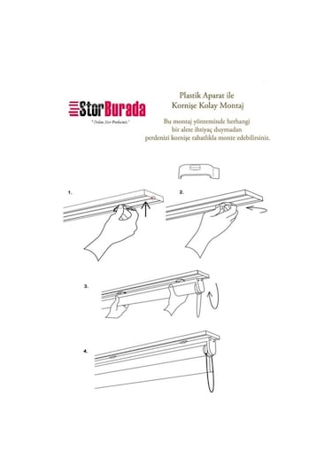 Storburada Çift Mekanizmalı Kırık Beyaz Tül Perde Ve Ekru Stor Perde Stb45253-v01 Ekru