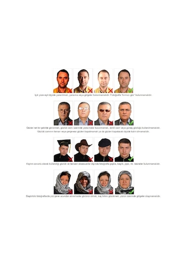 Vesikalık & Biometrik Fotoğraf 24 Adet