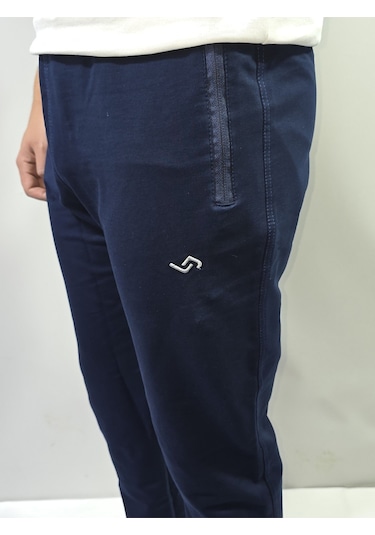 Jump Erkek Pamuklu Slim Fit Düz Paça Eşofman Altı Lacivert Jump Erkek Pamuklu Slim Fit Düz Paça Eşofman Altı Lacivert