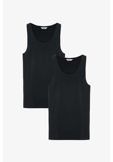 Penti Siyah Erkek Regular Black 2li Atlet