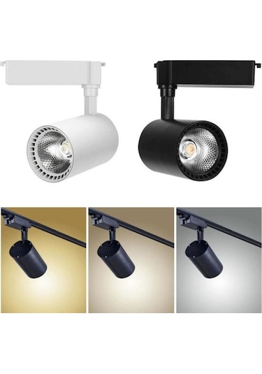 30W Led Ray Spot Siyah Kasa- Günışığı
