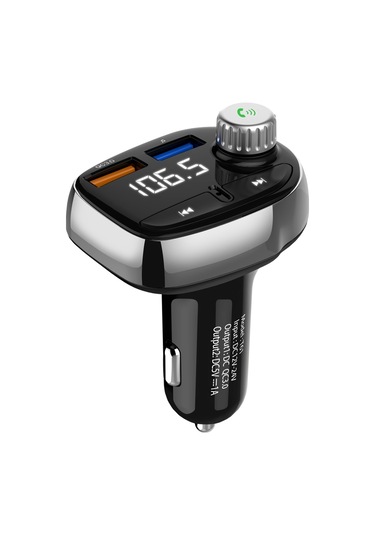 Araba Çift Usb Mp3 Fm Verici Bluetooth Müzik Çalar, Destek Tf Kart / U Disk / Eller Serbest Aramalar