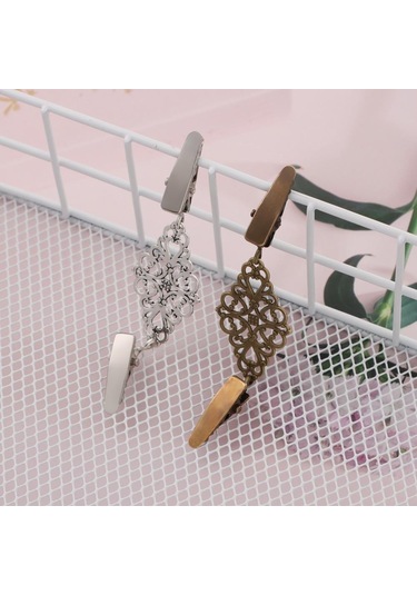 Moda Retro Yeni Ördek Klips Tokalar Kazak Bluz İğnesi Şal Broşu Hırka Klipsi Antik Gümüş