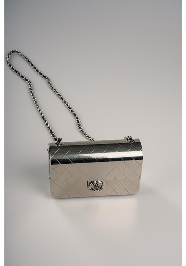 Ççs Kadın 17773 Omuz Askılı El Çantası GÜMÜŞ