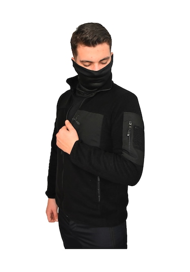 Mysia Outdoor Siyah Taktik Polar Mont 7 Cep Siyah