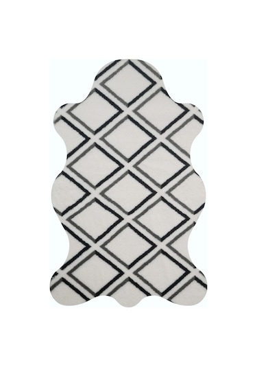 Prizma Halı Marble Peluş Halı Kare Desen - Pos Kesim