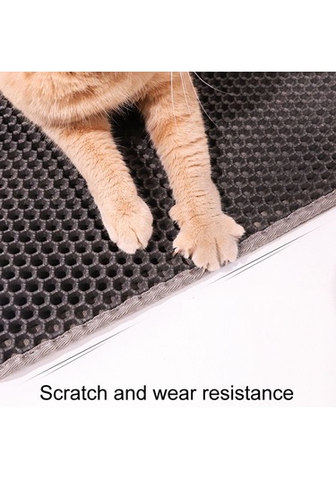 Sones 45 X 30cm Filtreleme Ve Sıçramaya Dayanıklı Çöp Mat Pet Çift Katmanlı Eva Yatak Pedleri