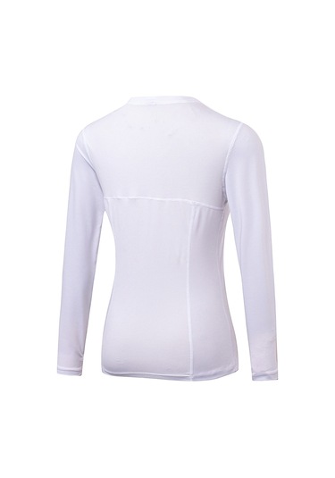 Geeroyoo "kadın Spor Tişörtü - Hızlı Kuruyan, Rahat Ve Şık Yoga Antrenman Üstü" Beyaz