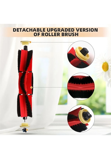 Xurunkeji Roborock S6 Pure S6 E4 S4 Max S6 Maxv S5 S5 Max S4 E2 E3 E5 E20 E25 E35 Ana Yan Fırça Hepa Filtre Paspas Bezi