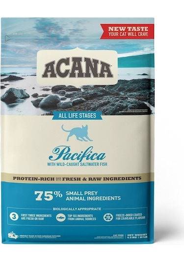 Acana Pacifica Balıklı Tahılsız Yetişkin Kuru Kedi Maması 4500 G