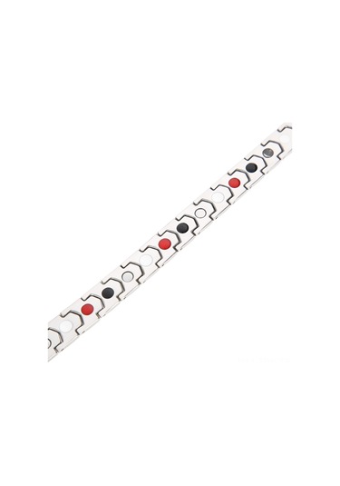 Tenfowee Erkekler İçin Titanyum Çelik Sağlık Bilezik, Manyetik Tasarım, Eklem Ağrısı Azaltıcı, Kan Dolaşımını Geliştirici, Uzunluğu Ayarlanabilir Gümüş Diğer