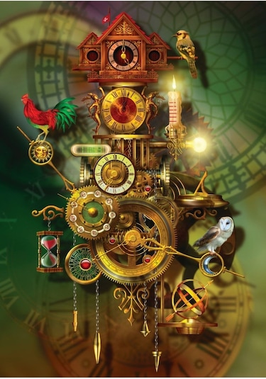 Ks Games 1500 Parça Its About Time Puzzle - Ciro Marchetti