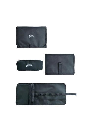 Eskiz Defteri A5 120 Gr 50 Yp Black Edition Boya Kalemi 12 Renk Cepli Siyah Kalemlik 24 Bölmeli Set