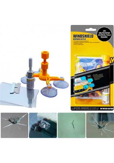 Powertiger Ally Araba-Araç Camı Çatlak Tamir Kiti