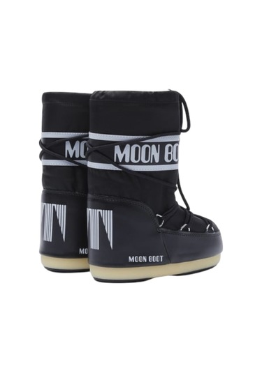 Moon Boot Moon Boot 80d1400440-n001 Moon Boot Nylon Unisex Çocuk Siyah Kar Botu Blk Siyah