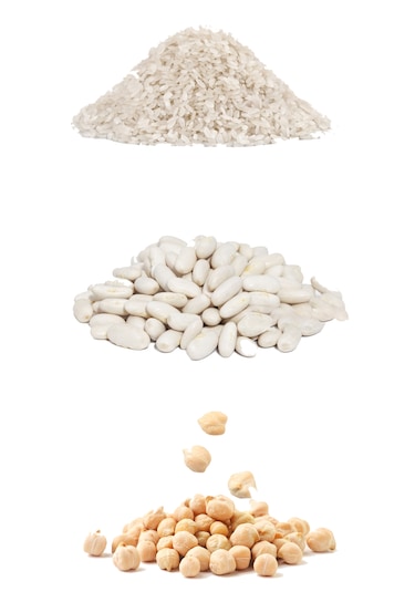 İpek Değirmen 3 Kg Ekonomik Kuru Fasulye Pirinç Nohut Paketi