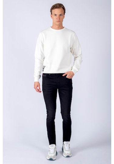 Lee Cooper Jeff Normal Bel Dar Kesim Çok Dar Paça Gri Erkek Jean Pantolon-15684 Gri