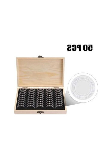 Novahub Çam Ağacı 50 Parçalık Nem Geçirmez Madalya Ve Para Kutusu, Hediye Paketli Diğer