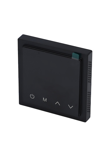 Moveevo Mh1828a Siyah Akıllı Zemin Isıtma Termostati - Led Ekranlı, 16a, 1 C Hassasiyetli, Kaza Kilitli, Kesinti Belleği, Ac85-250v Uyumlu