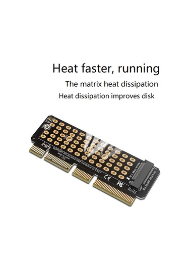Xurunkeji M.2 Nvme - Pcı-e 4.0 Adaptör Kartı M.2 M-key Yuvası 1u Sunucuyu Destekler