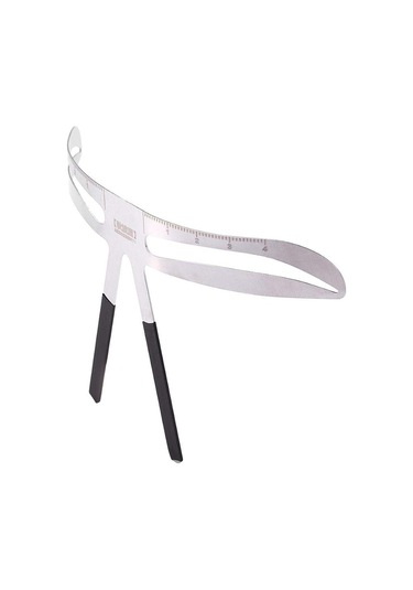 Stil 1 Paslanmaz Çelik Kaş Şablonları Kalıcı Kaş Cetveli Kaş Cetveli Ölçüm Aracı Şekil Şablonu Diğer