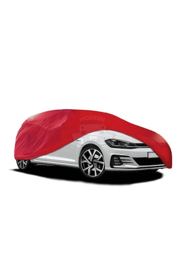 Kırmızı Penye Branda Universal Hatchback Uyumlu Koruma