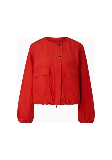 Bogner Yuma Çift Taraflı Blouson Jersey - Teknik Kadın Ceket Kırmızı
