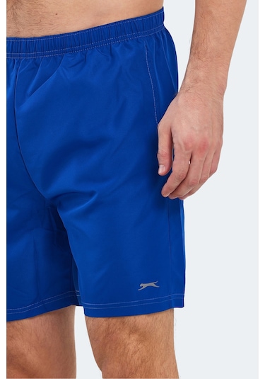 Slazenger Rabı In Erkek Cepli Deniz Şortu Saks Mavi Mayo Saks Mavi