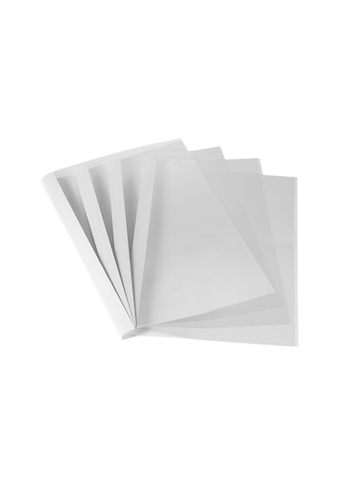 Mühlen Deckel Isısal Cilt Kapakları A4 Beyaz 6 Mm 1 Koli 100 Adet