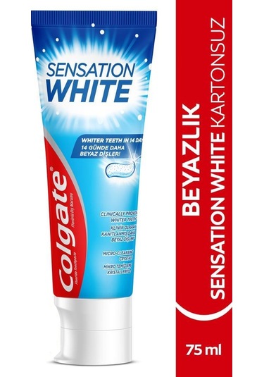 Colgate Sensation White Beyazlatıcı Diş Macunu 75 ML (Kutusuz)