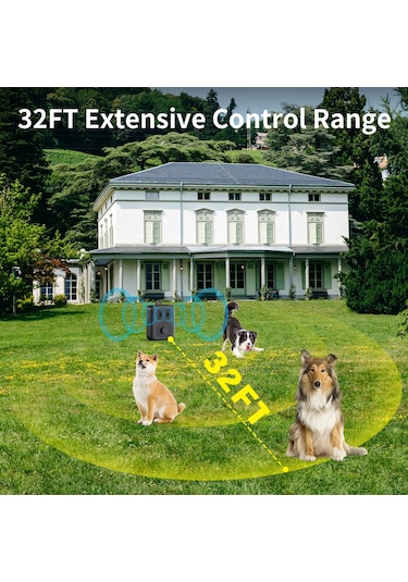 Moveevo Ultrasonik Şarjlı Taşınabilir Çok Fonksiyonlu İç/dış Havlama Önleyici