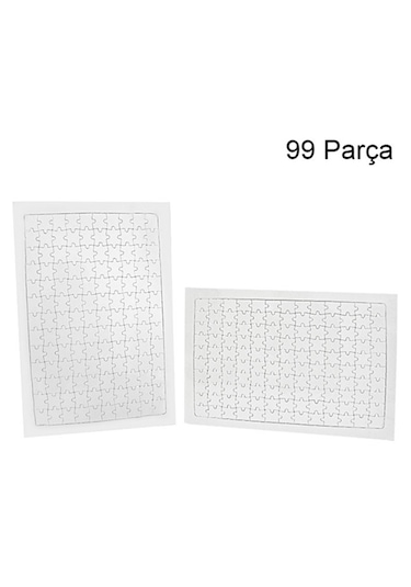 Kişiye Özel Fotoğraf Baskılı Süblimasyon Dikdörtgen Puzzle A4 - 99 Parça
