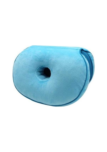 Besthome1 Skycity Yoga Kalça Yastığı Hafif Bellek Köpüğü, Katlanabilir Soluklu Kalça Formu, Ofis/okul Kullanıma Uygun, Mavi, 4