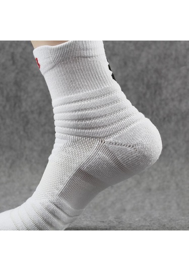 Mavi 2024 Erkek Havlu Alt Spor Kalın Çorap Koşu Çorap Orta Çorap Basketbol Büyük Boy Çorap