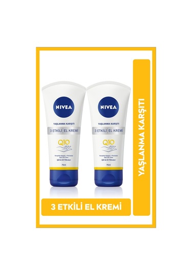 Nivea Q10 Anti-Age Care El Kremi 2 x 75 ML