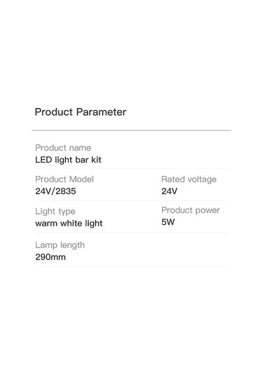 Ximistore9 Ender-3 Serisi Uyumlu 24v Led Işık Çubuğu - 5w Sıcak Beyaz Işık, Titresimssiz, Uzun Ömürlü, Creality 3d Yazıcı Aksesuarı