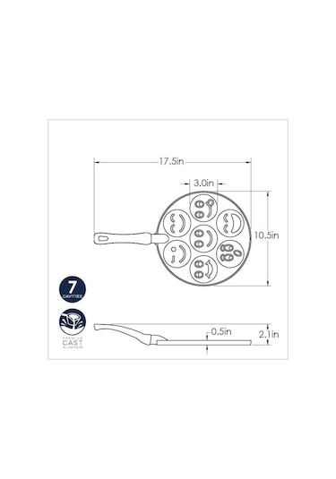 Nordicware Gülen Yüzler Pancake Tavası
