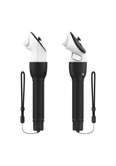 Tongxida Meta Quest 3 Yardımcı Alet 4'ü 1 Arada Vr Oyun Denetleyici Uzatma Kapağı - Siyah Siyah