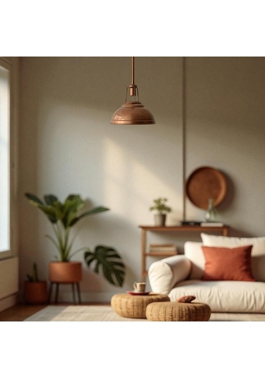 Elan Bakır Sarkıt Avize Bakır