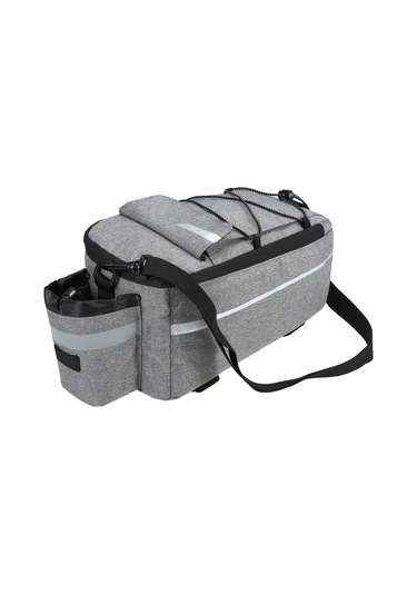 Jeemson Yalıtımlı Bisiklet Bagaj Çantası - Su Geçirmez, Soğutuculu, Reflektif Gri