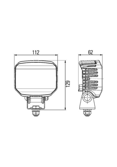 Hella Off-road Led Lamba 12v-24v Power Beam 1500 1ga996288-012