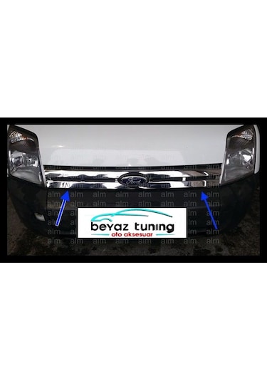 Ford Connect Ön Panjur Çıtası Kromu Nikelajı 2002-2008