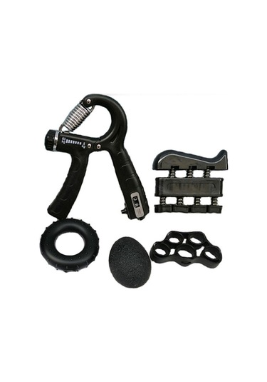 Suntek Ayarlanabilir Bilek Gücü Spor Salonu Egzersiz El Kavrama Siyah